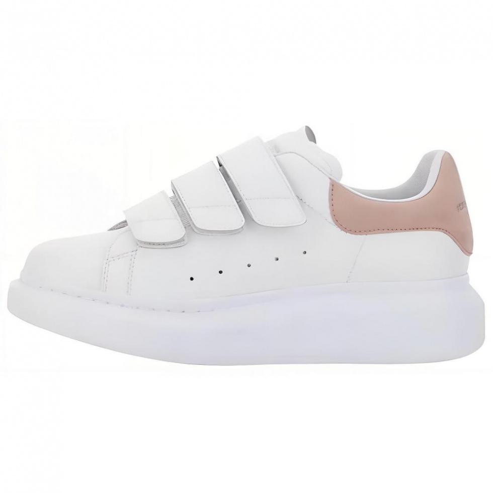 Alexander McQueen Oversized Triple Strap Sneaker 'White Pink' Women's