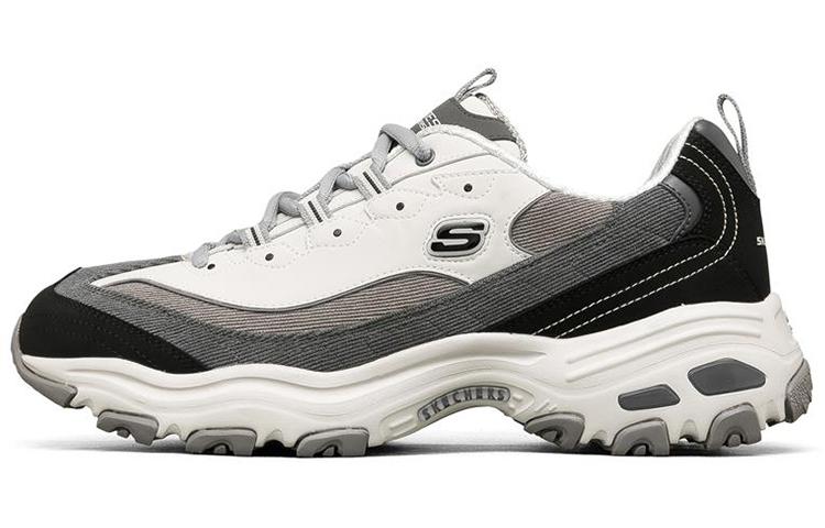 Skechers D'Lites 1.0 Low Top Running Shoes Black/Grey