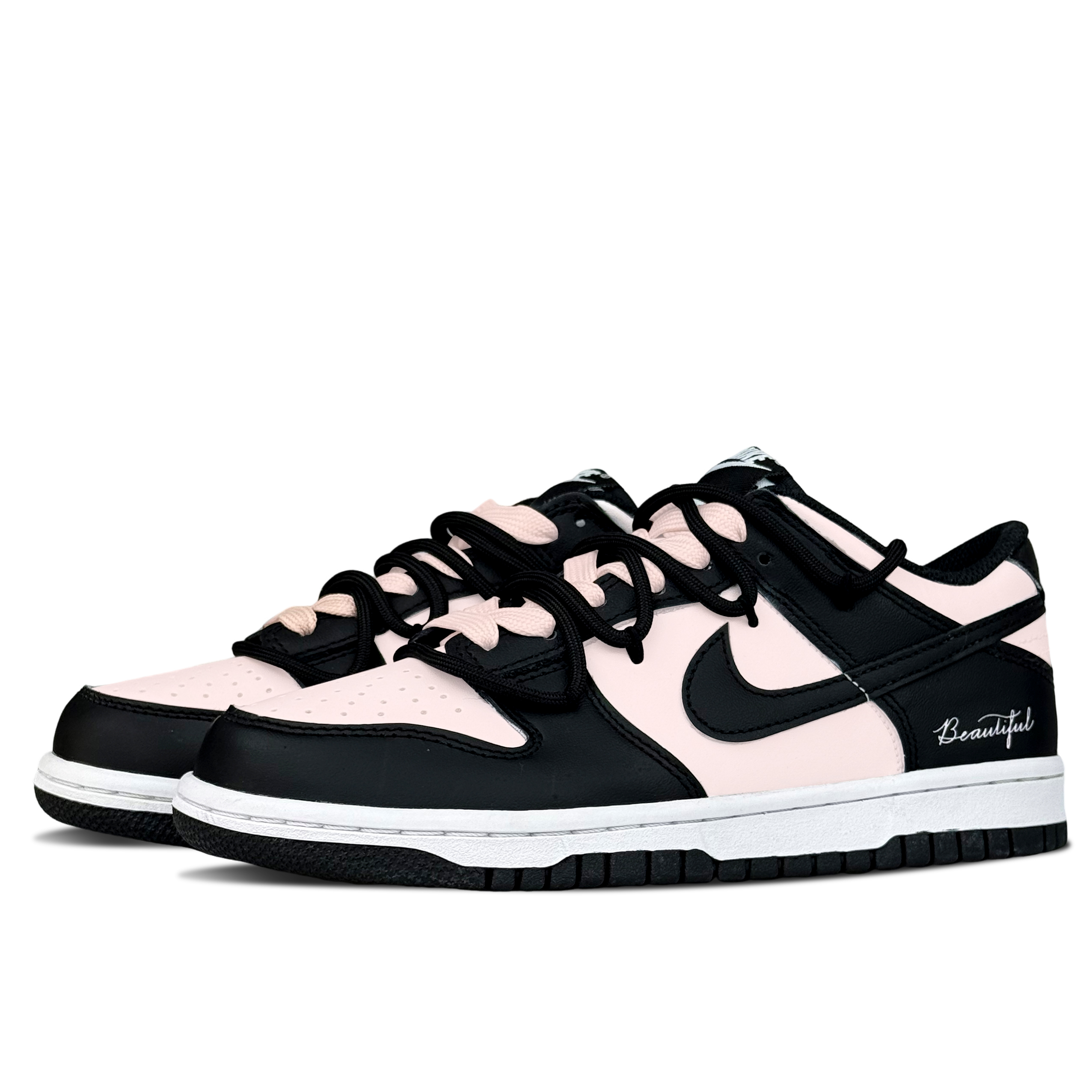 Nike Dunk Cushioning, Wear Resistant Low top Skateboard Shoes Women's Black Pink купить в интернет-магазине Yoocart с быстрой доставкой по России.