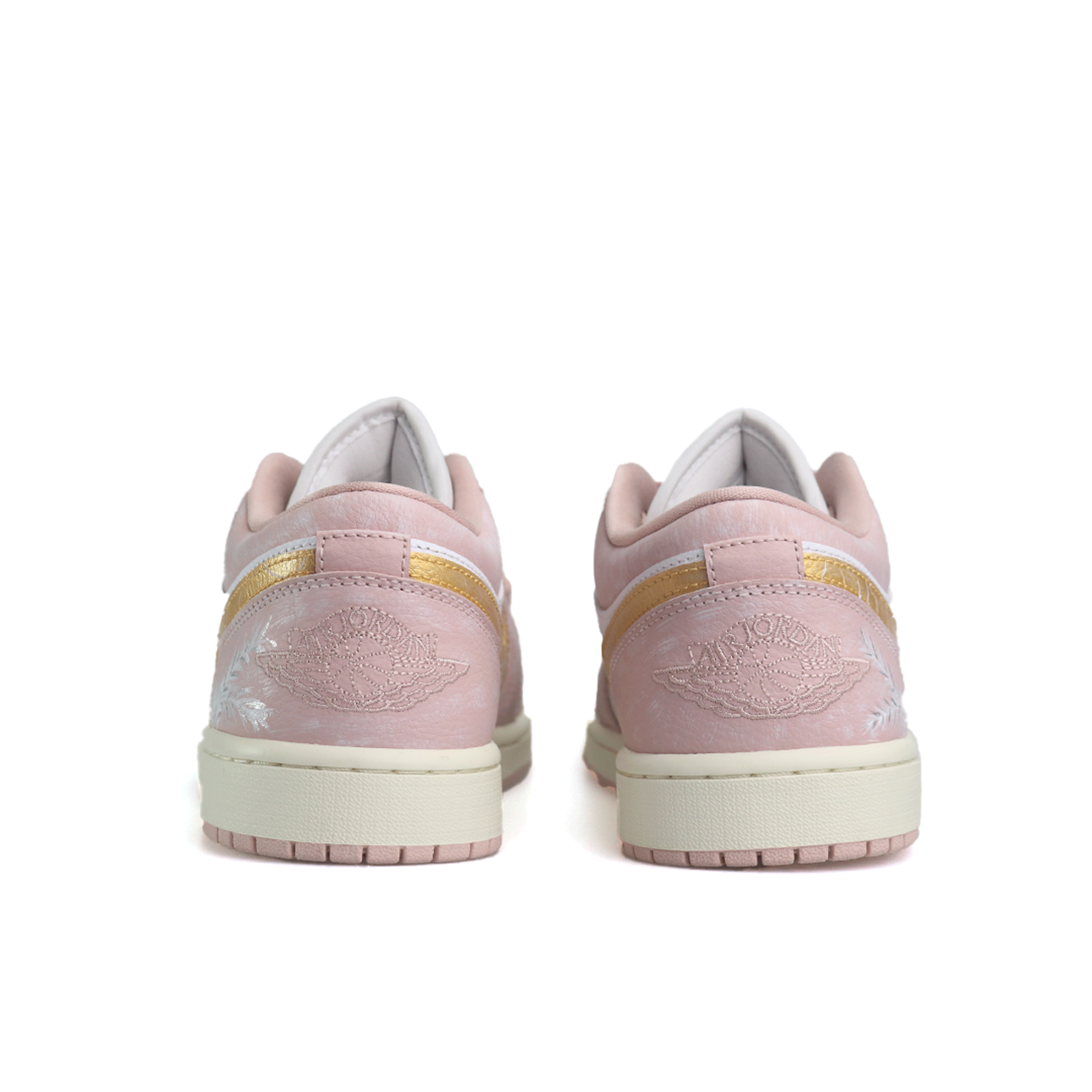 JORDAN Air Jordan 1 Vintage Basketball Shoes Unisex Low top Pink/Gold/White купить в интернет-магазине Yoocart с быстрой доставкой по России.