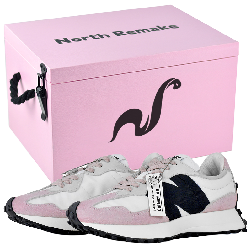 New Balance NB 327 Wear resistant And Lightweight Low Top Running Shoes Women's Pink