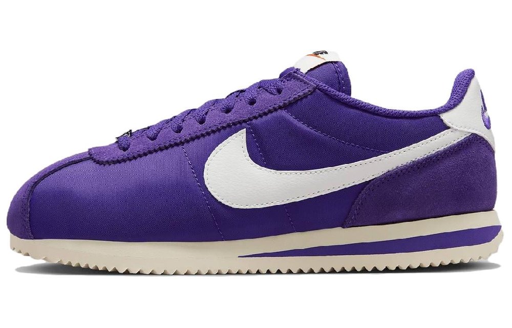 Nike Cortez Textile Field Purple Alabaster Safety Orange Summit White Women's