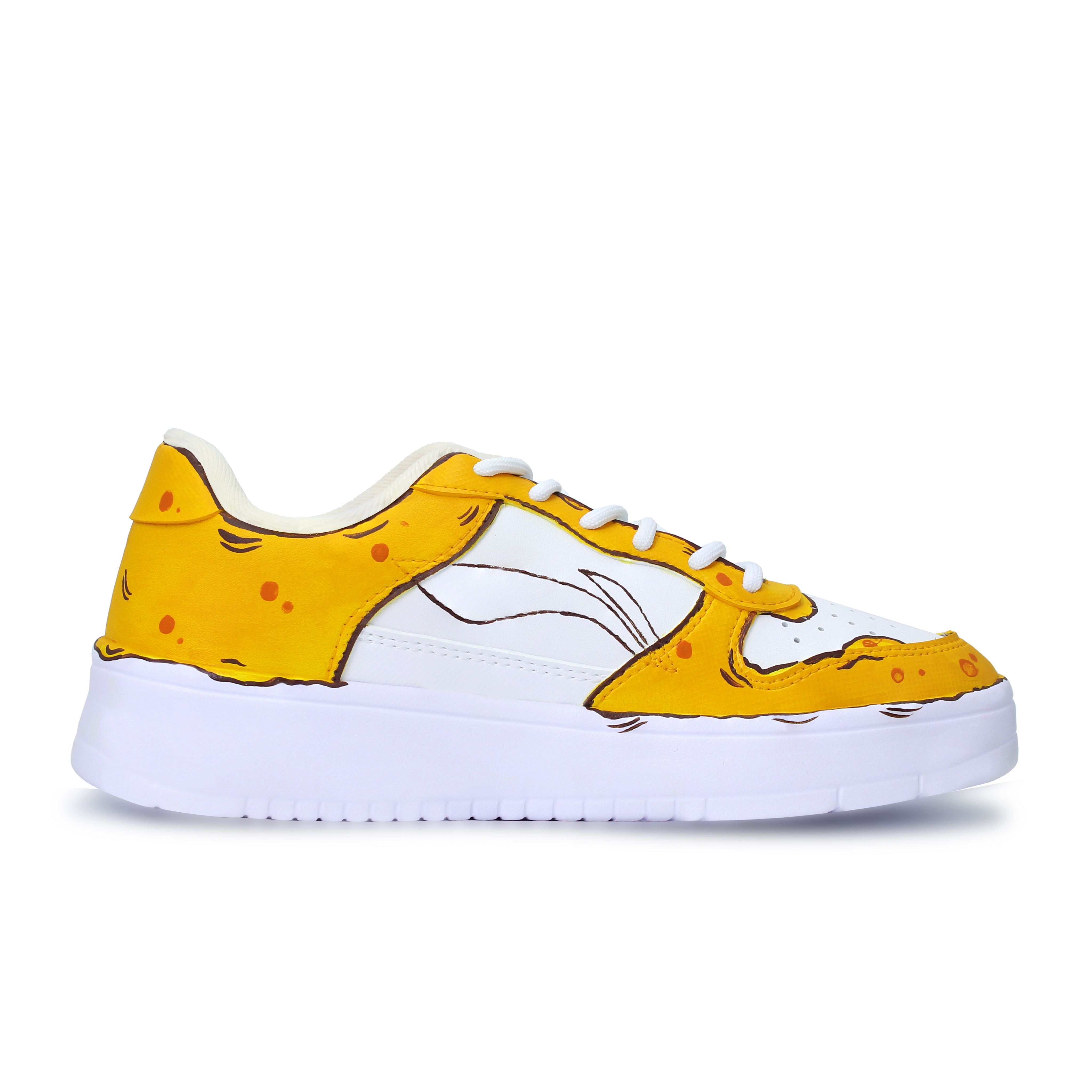 LiNing Pontoon Boats Wear resistant And Lightweight Low top Skateboard Shoes Unisex Yellow White
