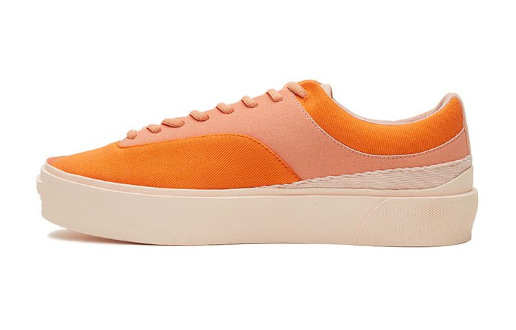 EQLZ EQUALIZER Fault Low Anti-Slip Wear-Resistant Low-Top Skateboard Shoes Unisex Warning Orange