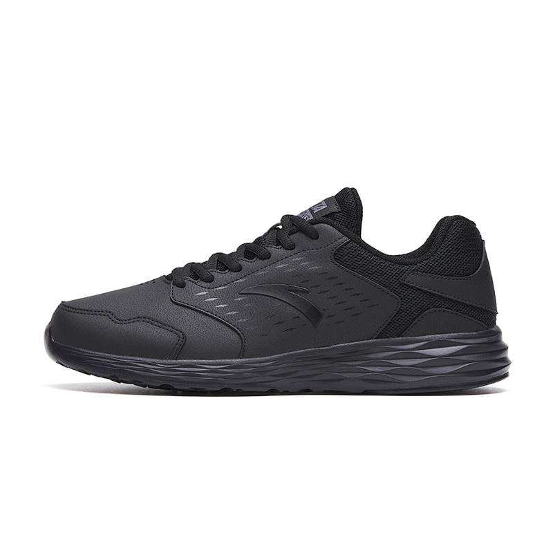 Anta Cushioning, Wear Resistant Low Top Casual Sprint Running Shoes Men's Black