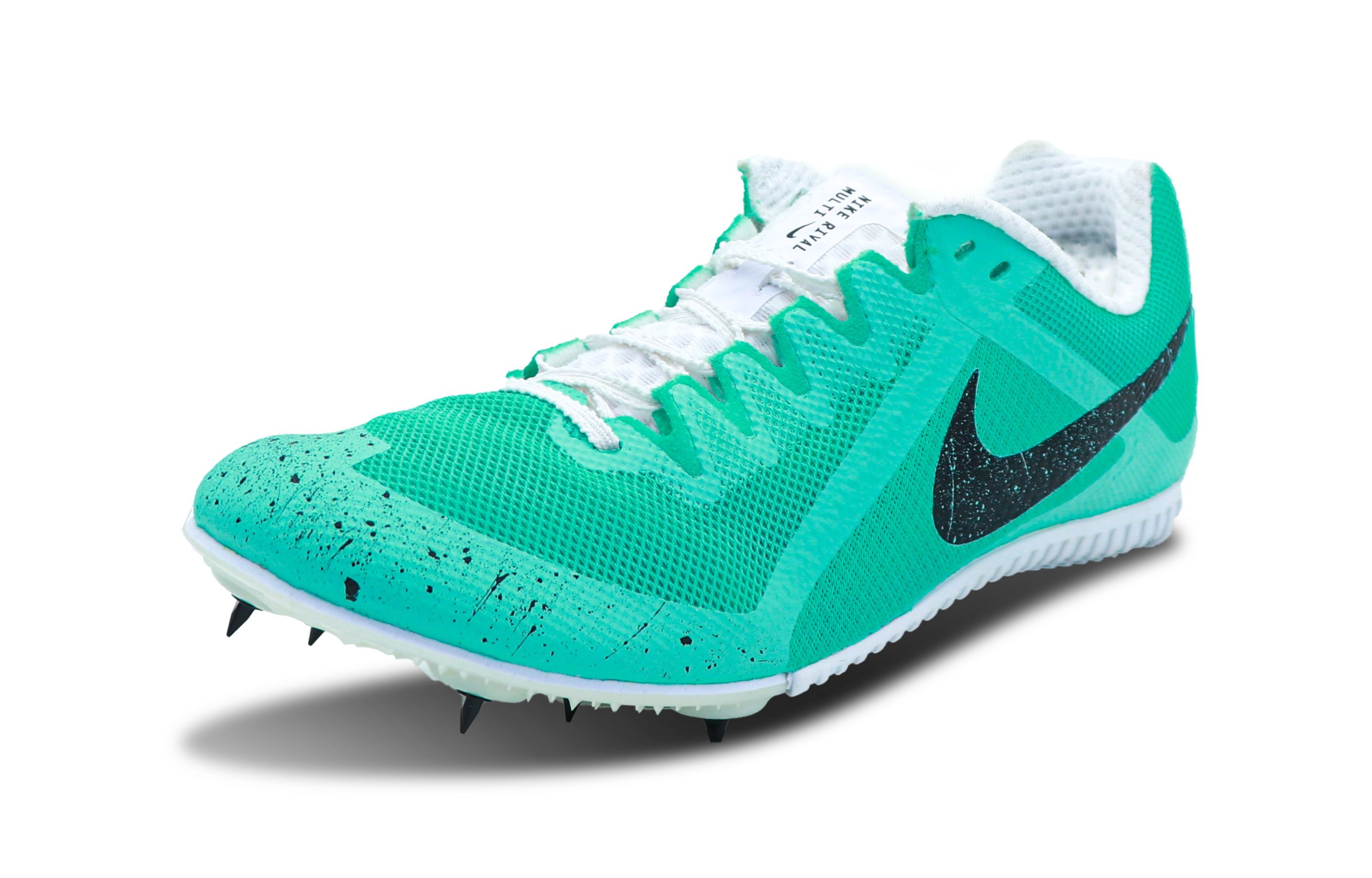 Nike Zoom Rival Multi Wear-Resistant Coverage Support Low-Top Training Running Shoes Unisex Blue Green