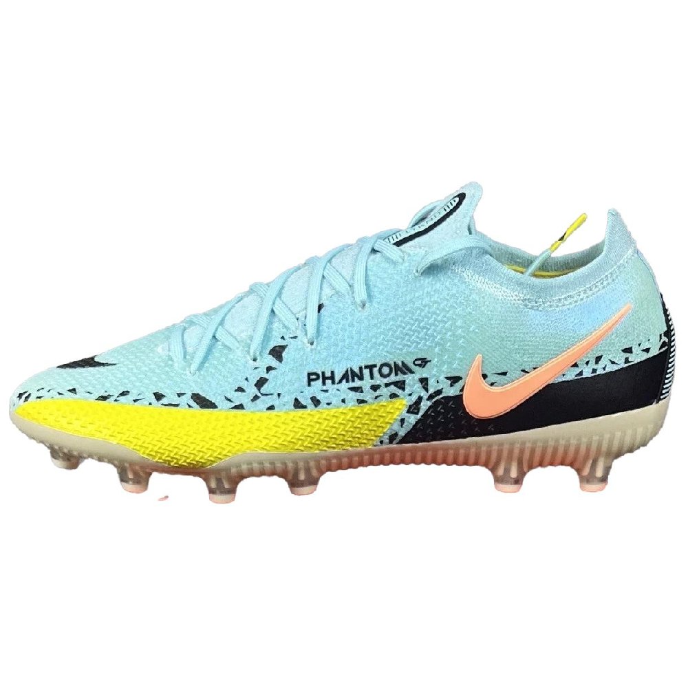 Nike Phantom GT2 AG Rubber Short Studs Anti-Slip Wear-Resistant Soccer Shoes Men's Blue Black