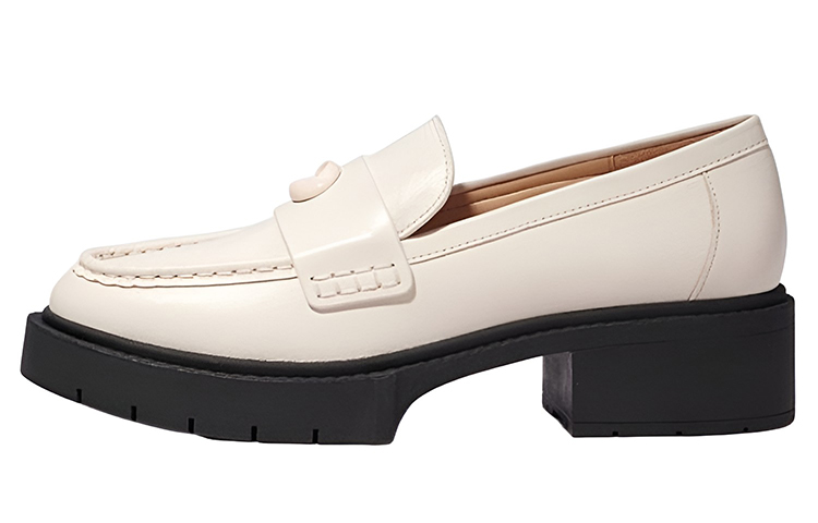 COACH Loafers 4.5cm Women's White