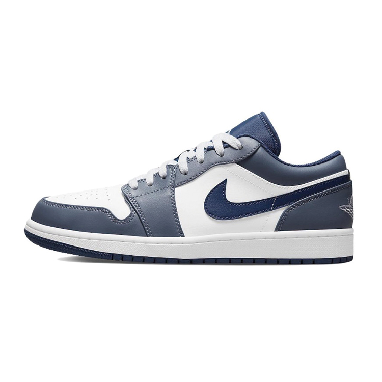 Jordan Air Jordan 1 Anti-Slip Wear-Resistant Low-Top Vintage Basketball Shoes Men's Black