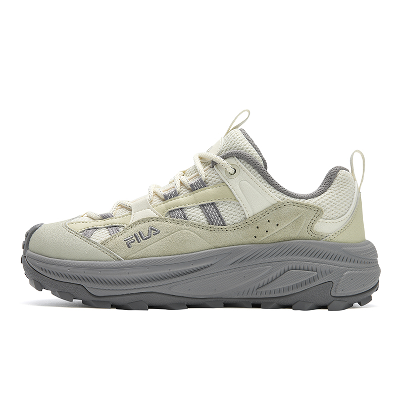 FILA TREK Abrasion Resistant, Breathable, Lightweight Low top Casual Shoes Women's White Green