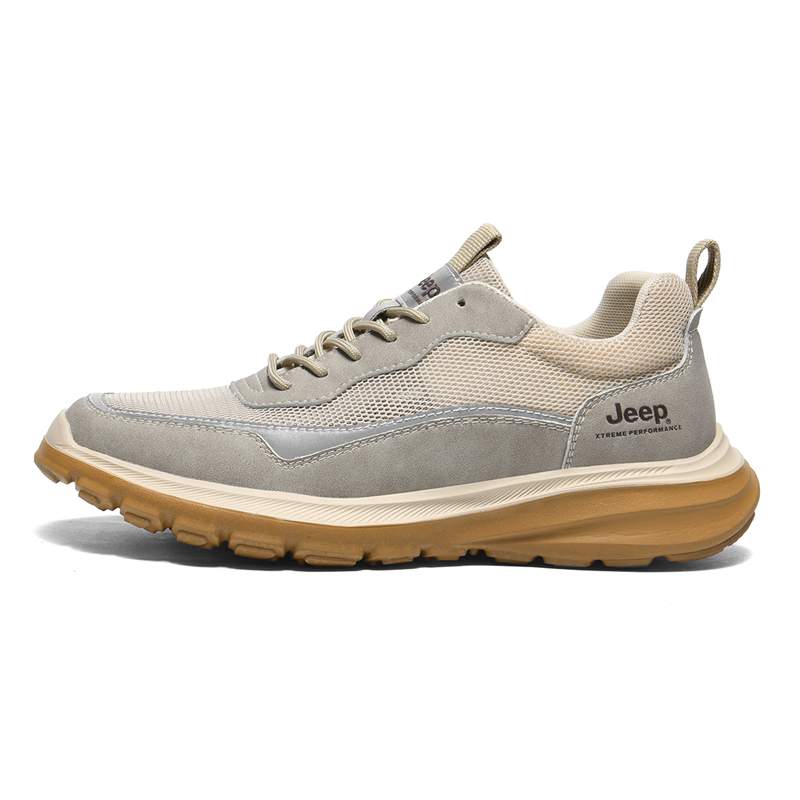 Jeep Shock Absorbers With Slip Resistant And Abrasion Resistant Properties Low Top Outdoor Shoes Men's