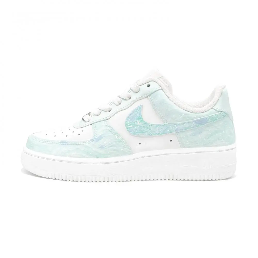 Nike Air Force 1 Iceberg Mint, First Culture Abrasion Resistant Balance Low top Skateboard Shoes Unisex Green
