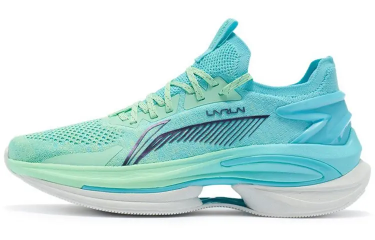 LiNing WuShi 5S 1.0 Shock Absorbers Slip Resistant Abrasion Resistant Low top Running Shoes Men's Light Blue