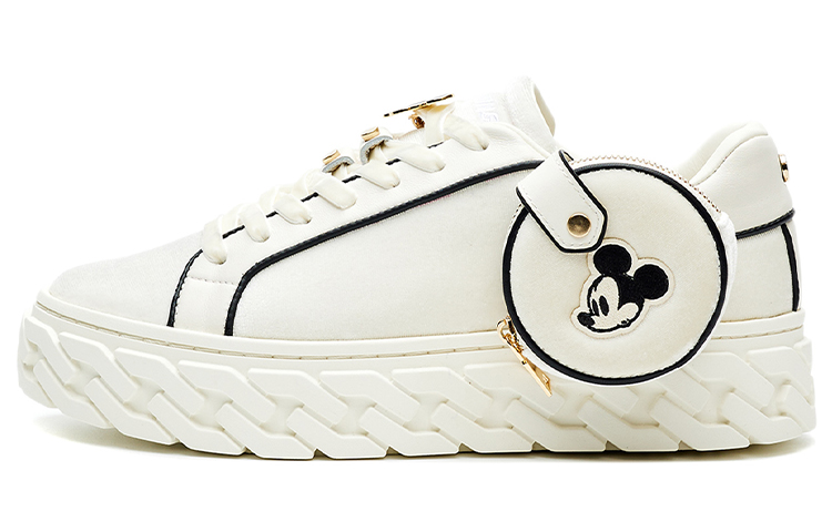 LI-NING 1990 Beige Mouse Wear-Resistant Low-Top Skateboard Shoes Women's Ecru