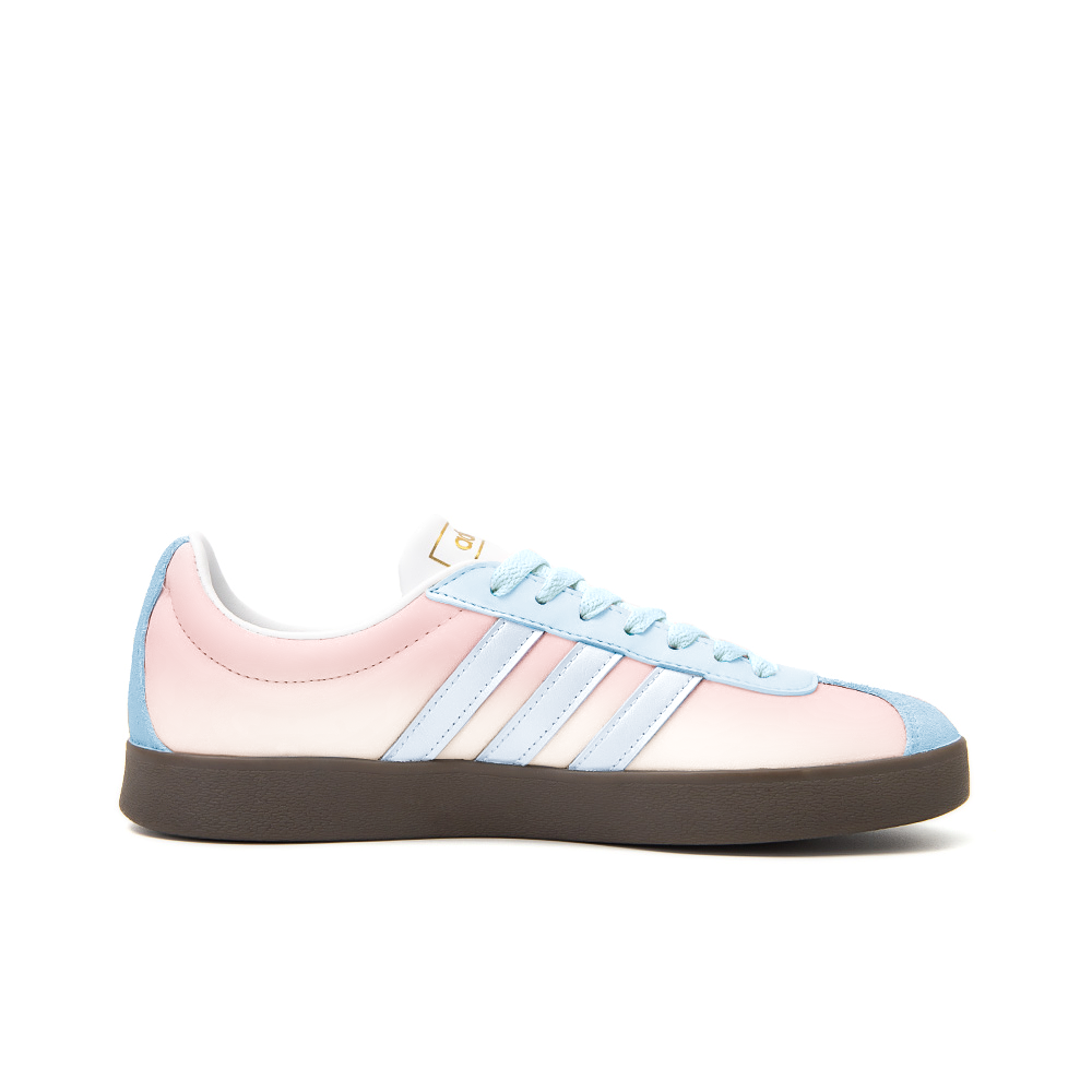 Adidas Neo VL Court 2.0 Anti-Slip Wear-Resistant Low-Top Skateboard Shoes Unisex Pink Blue