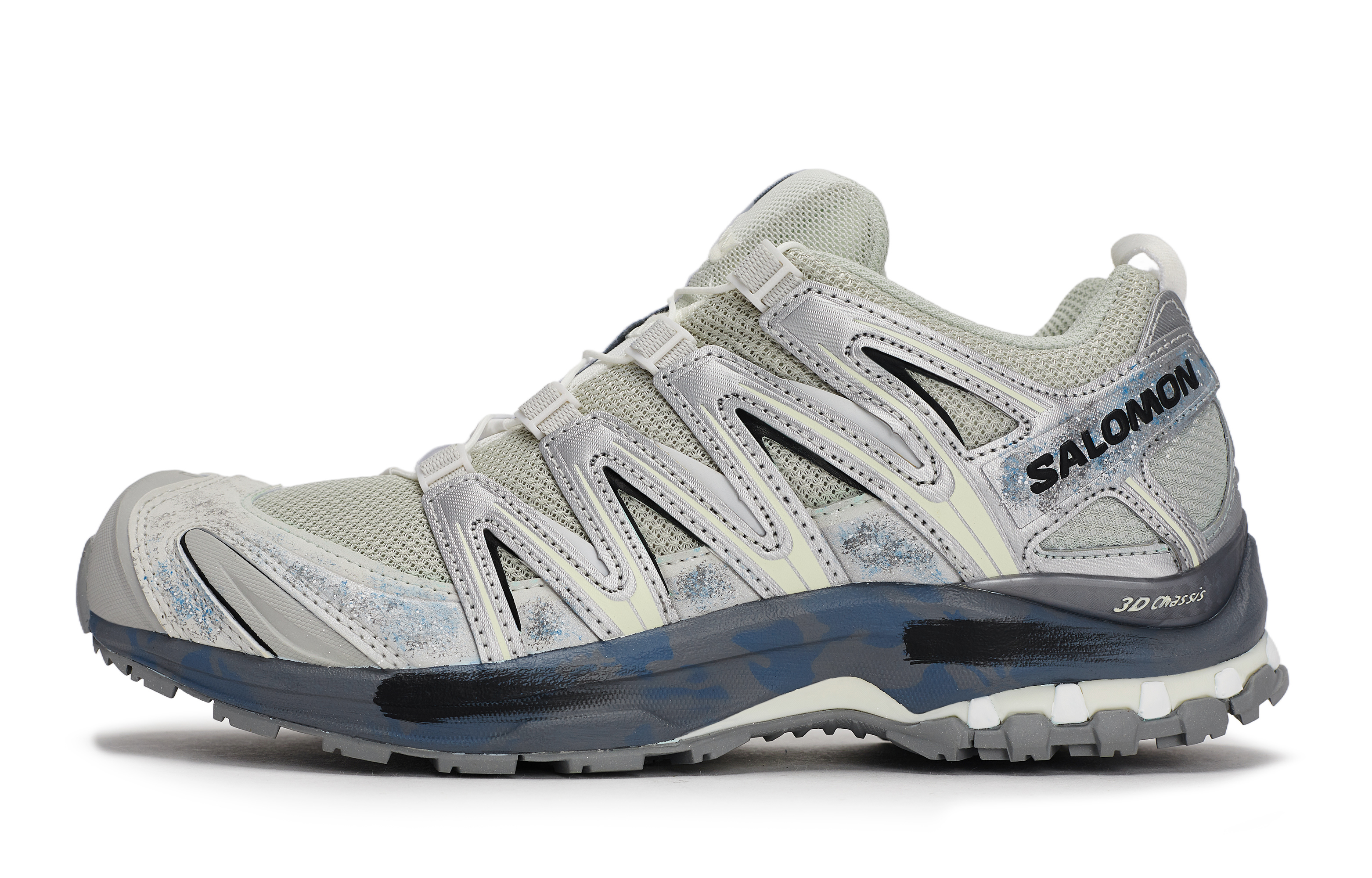 SALOMON XA PRO 3D Outdoor Shoes Unisex Low top Beige/Gray/Silver/Black/Blue купить в интернет-магазине Yoocart с быстрой доставкой по России.