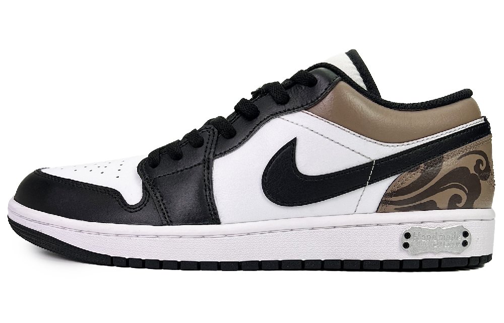 Jordan Air Jordan 1 Startling As A Dream Low-Top Vintage Basketball Shoes Men's Black Brown