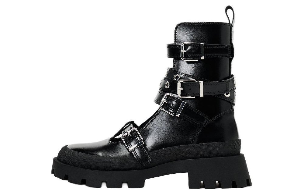 ZARA Ankle Boots Women's Black
