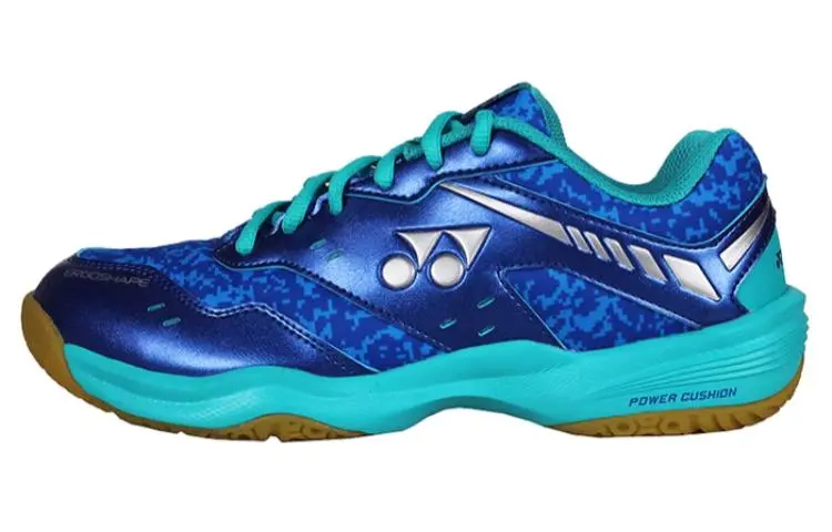 YONEX Slip Resistant Abrasion Resistant Low top Badminton Shoes Unisex Blue