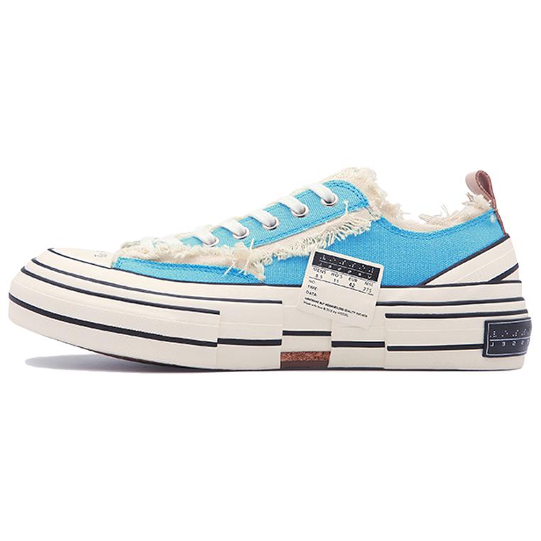 VESSEL Anti-Slip And Wear-Resistant Lightweight Low-Top Skateboard Shoes Unisex Ocean Blue