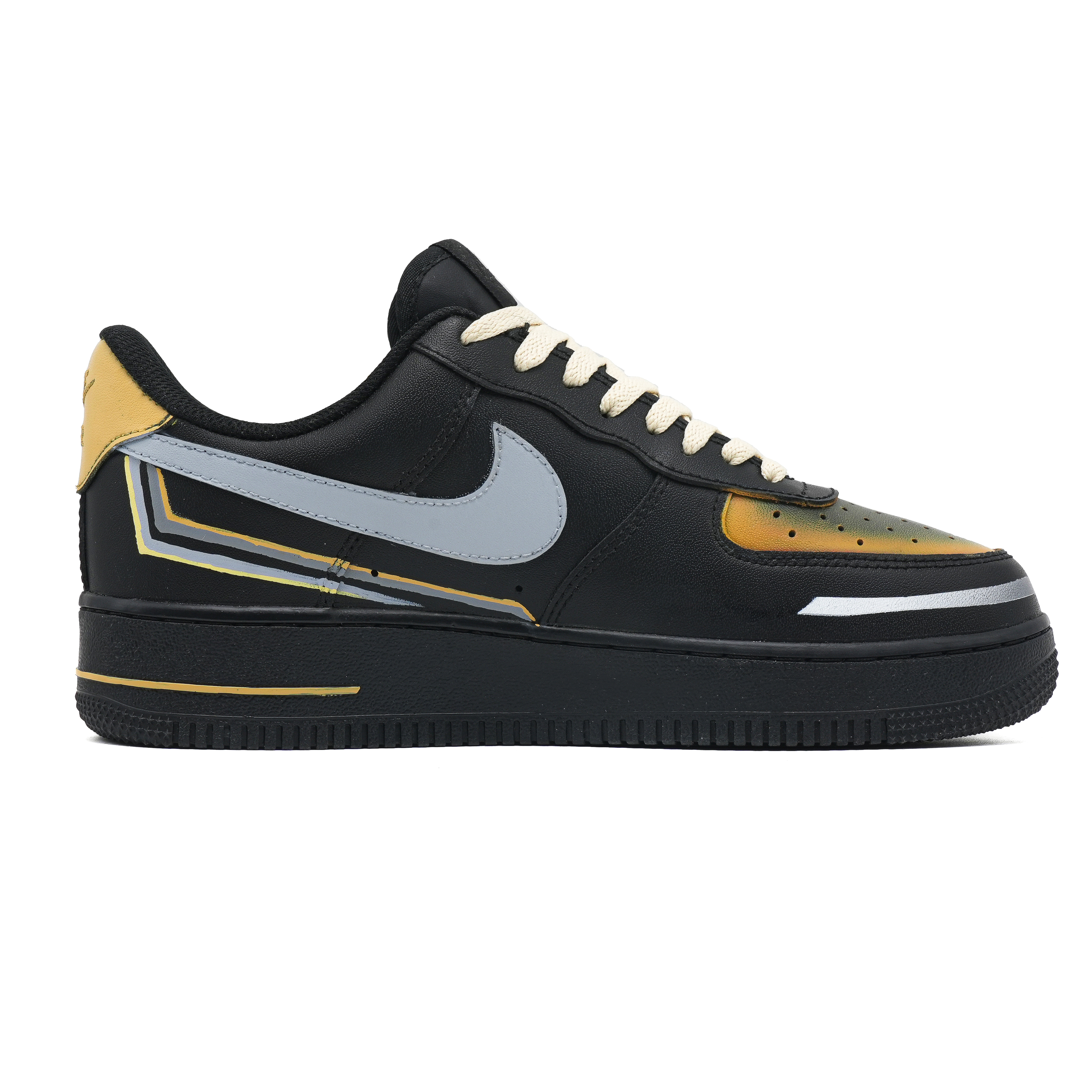 Nike Air Force 1 07 Ultra Abrasion Resistant Low top Skateboard Shoes Unisex Black