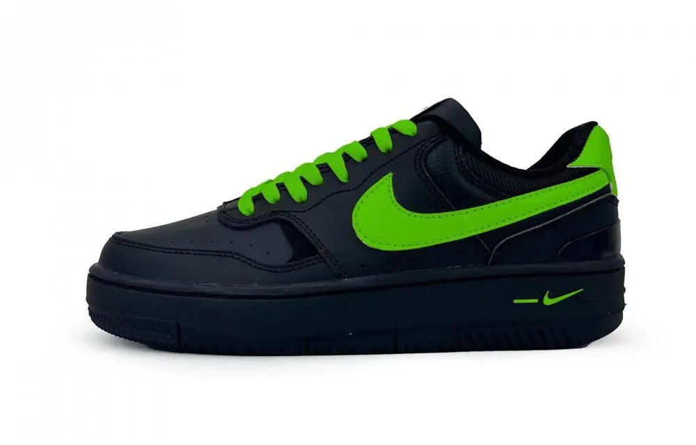 Nike Gamma Force Wear-Resistant Low-Top Skateboard Shoes Women's Black Green