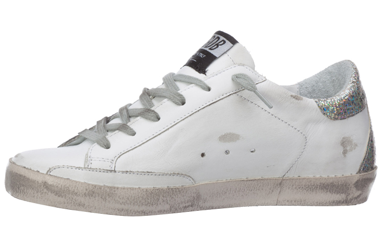 Golden Goose Super Star Stylish Skateboarding Shoes Women's White