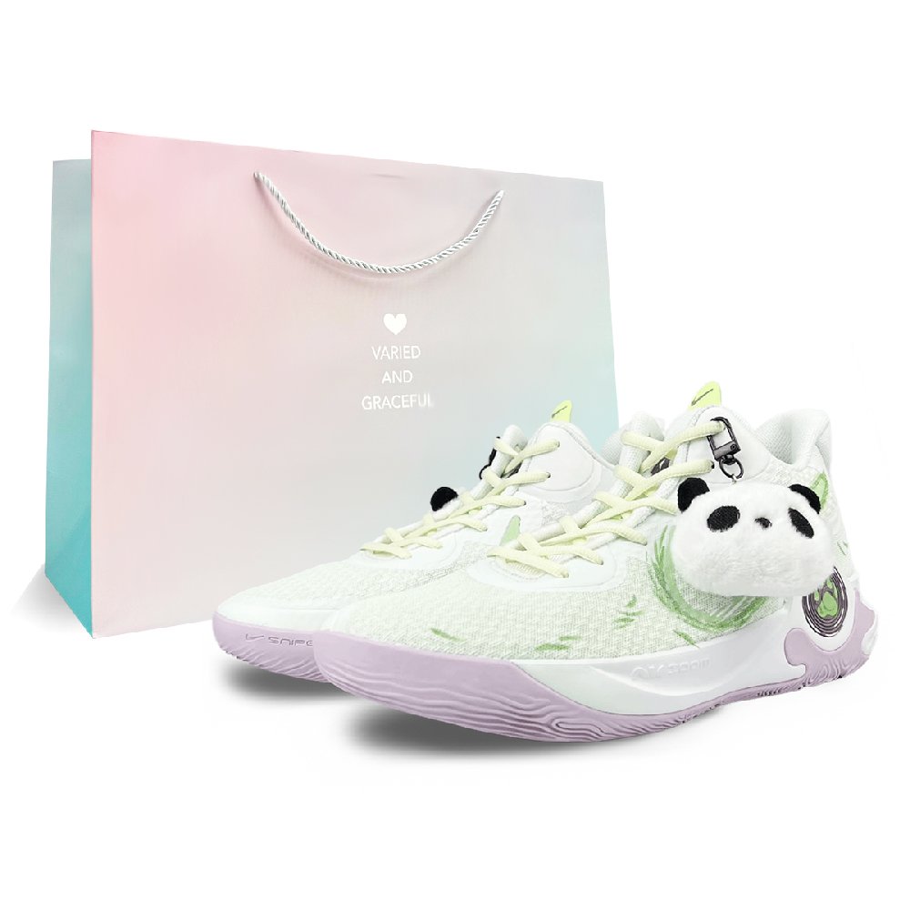 Nike KD Trey 5 IX Non-slip Wear-resistant Shock Absorption Mid-Top Vintage Basketball Shoes Unisex White Green