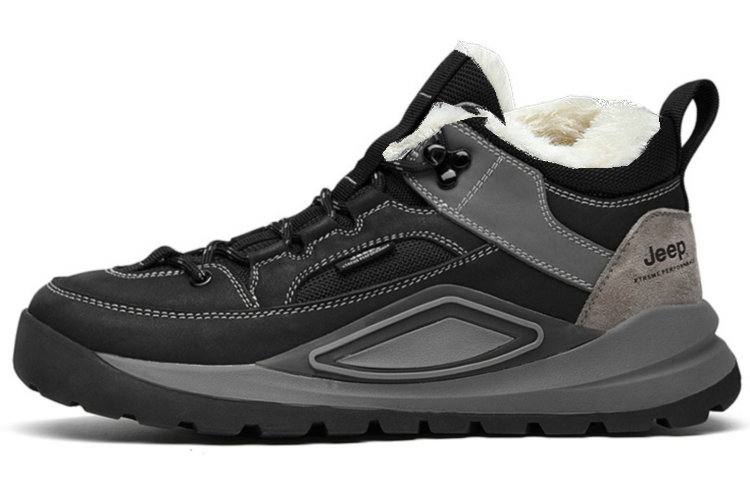 Jeep Martin Boots Men Black