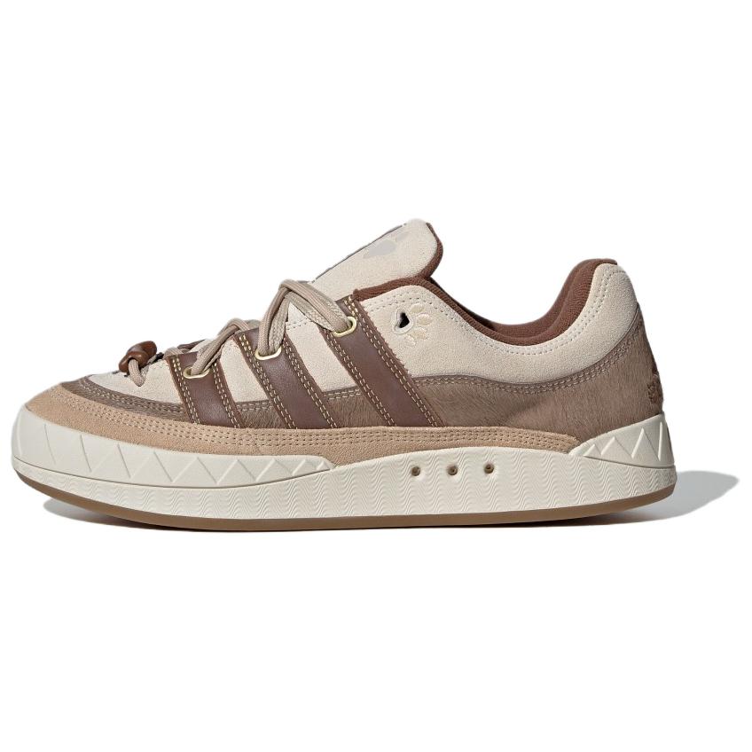 Adidas Originals Adimatic Anti Slip Wear Resistant Low Top Skateboard Shoes Unisex Brown