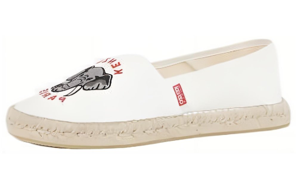 KENZO Elephant Logo-embroidered Espadrilles