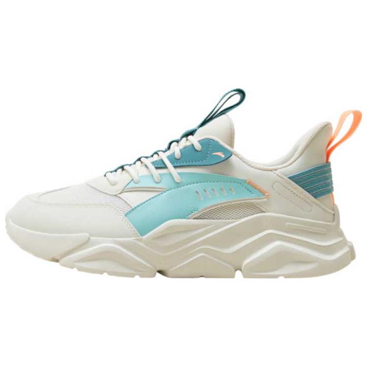 Anta Life Collection Slip Resistant, Abrasion Resistant, Breathable Low Top Casual Shoes Men's White
