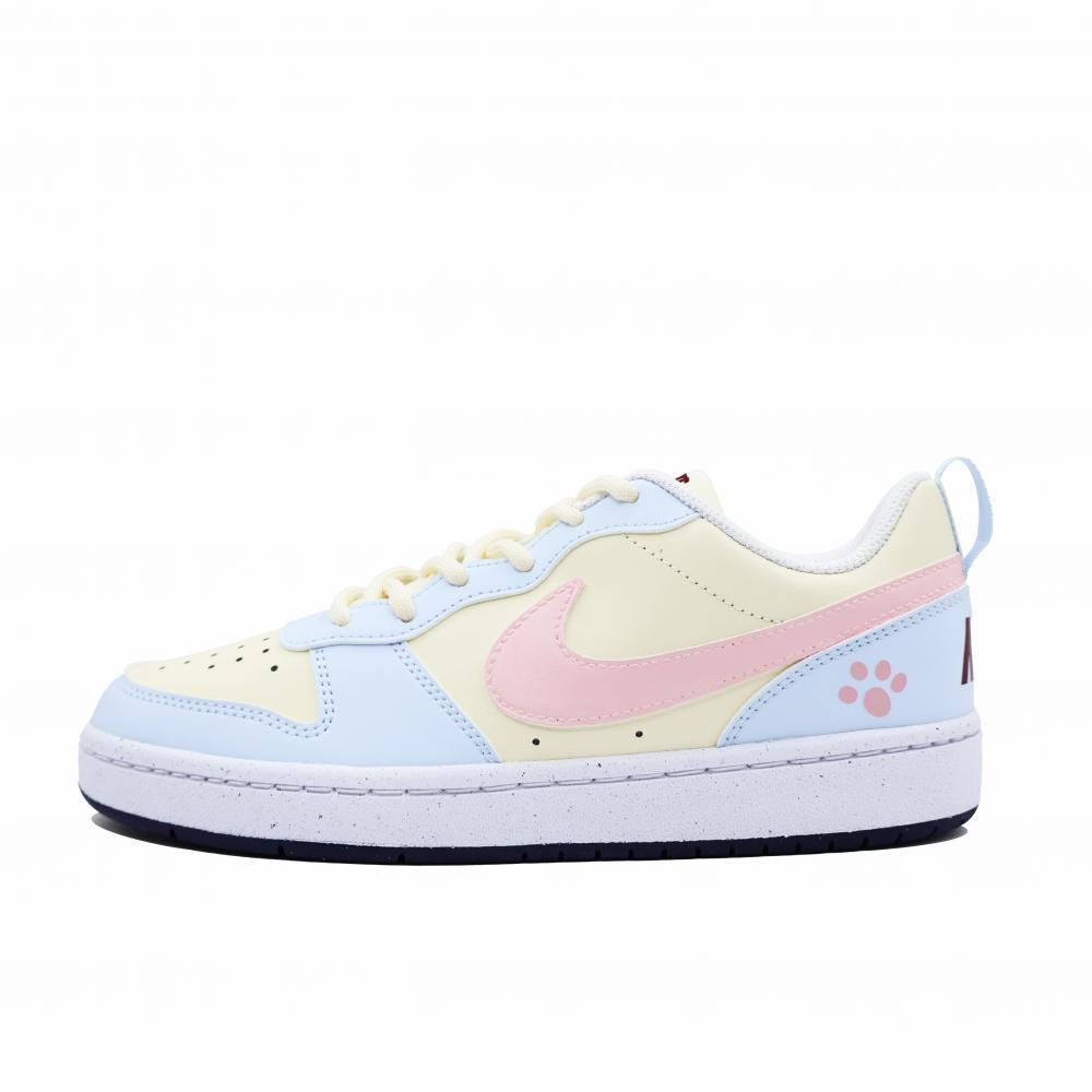 Nike Court Borough Skateboard Shoes Women's Low-Top Pink