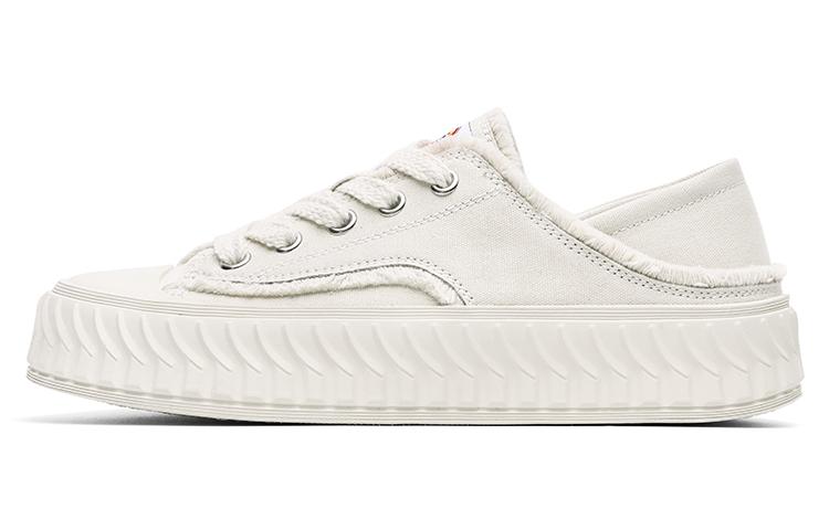 Dickies Slip Resistant, Abrasion Resistant, Breathable, Lightweight Low Top Canvas Shoes Women's Beige