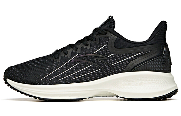Anta Gazelle 1.0 Running Collection Cushioned Slip-Resistant Low-Top Running Shoes Women's Black White