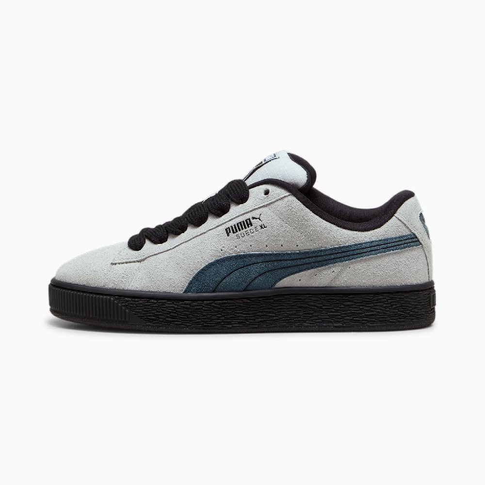PUMA Suede XL Low Top Skateboard Shoes Unisex Gray Black