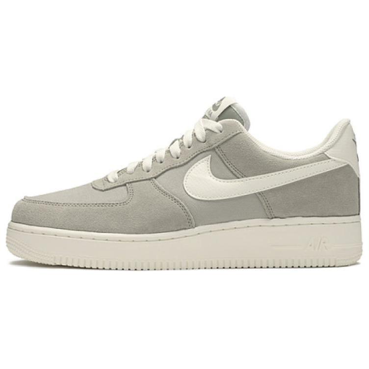 Nike Air FORCE 1 Кроссовки для скейтбординга Низкие Бело-серые Унисекс
