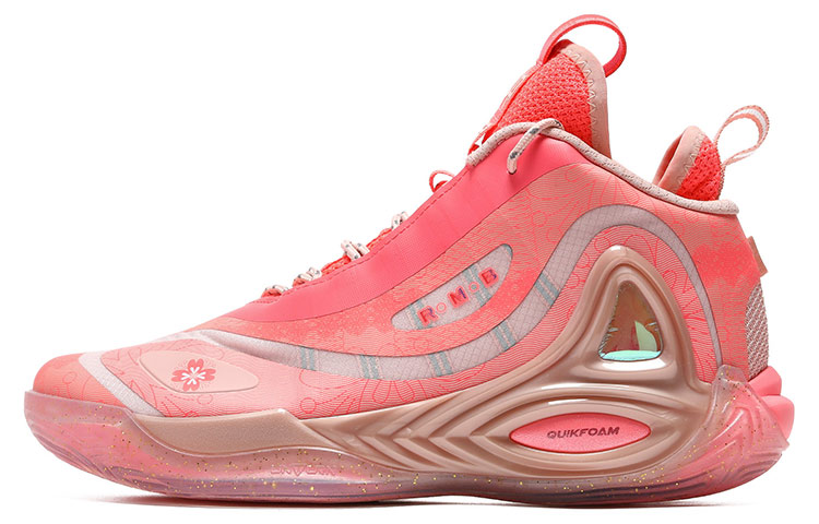 361° X Aaron Gordon QU!K Lite Kungfu Dunk Sport Basketball Shoes 'Pink'