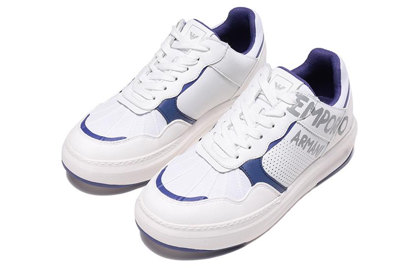 EMPORIO ARMANI Stylish Skateboarding Shoes Women's White купить в интернет-магазине Yoocart с быстрой доставкой по России.