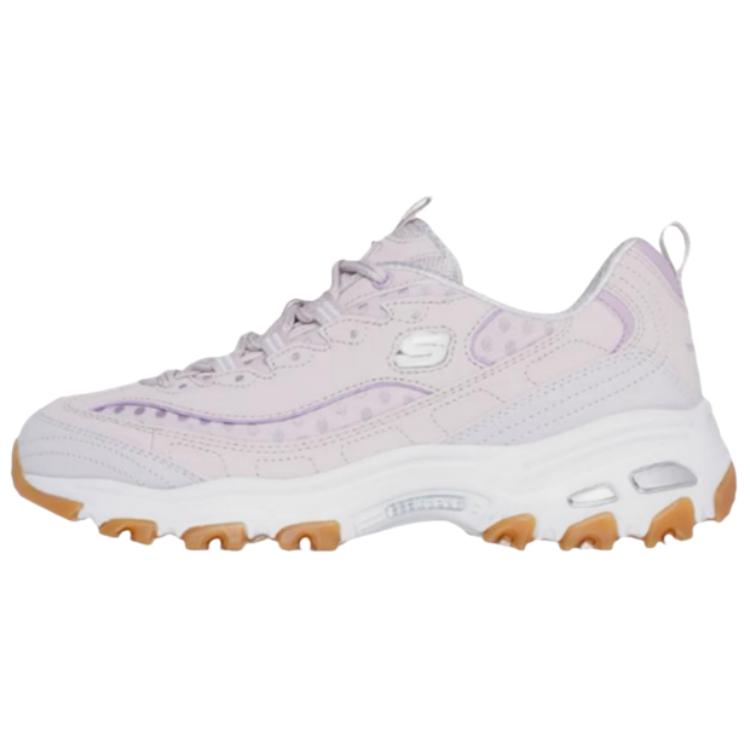 Skechers DLITES Low Top Running Shoes Women's Pink Purple