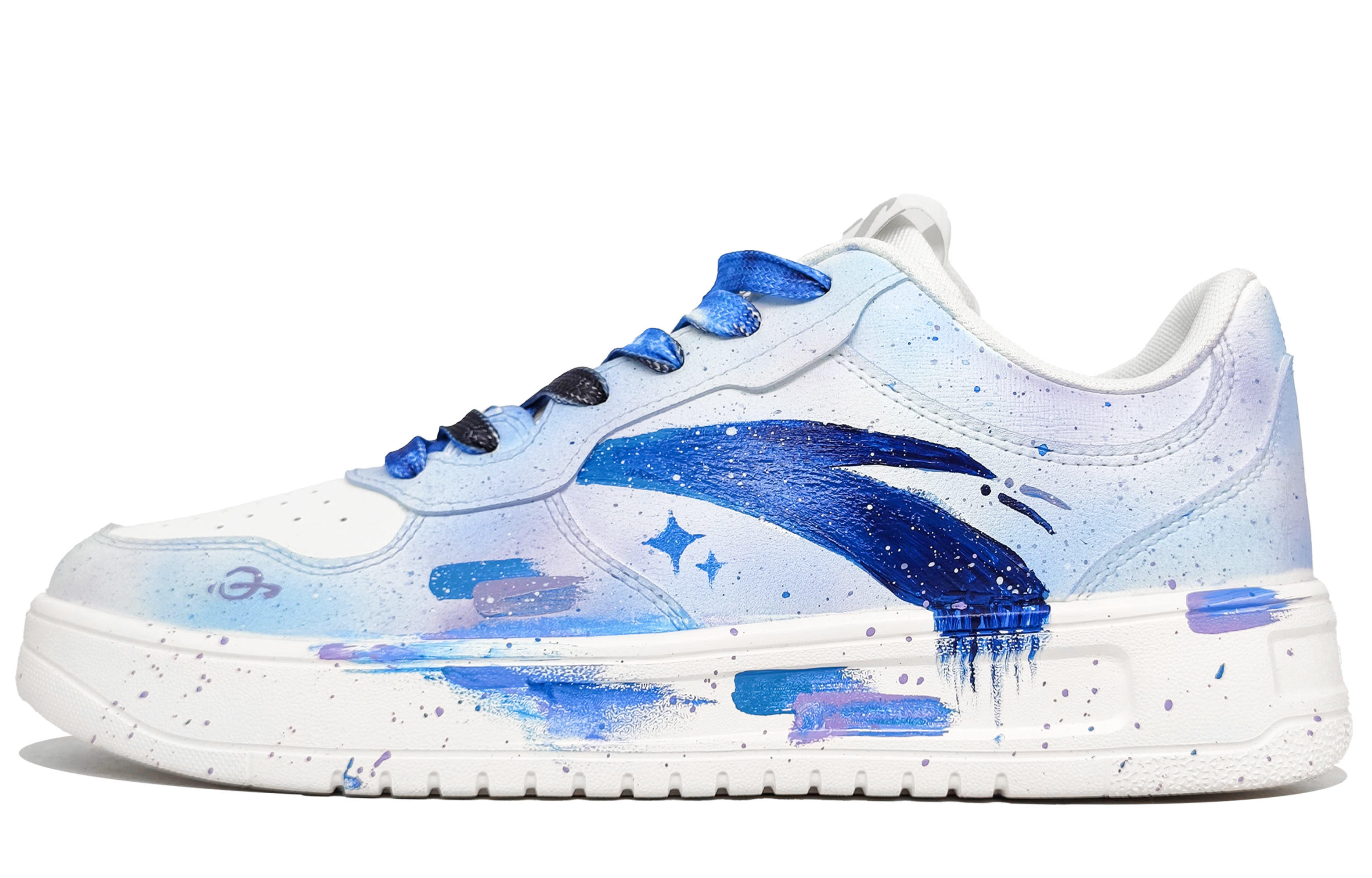 Anta Relaxed Slip Resistant, Abrasion Resistant, Lightweight Low top Skateboard Shoes Unisex Starry Night Blue купить в интернет-магазине Yoocart с быстрой доставкой по России.