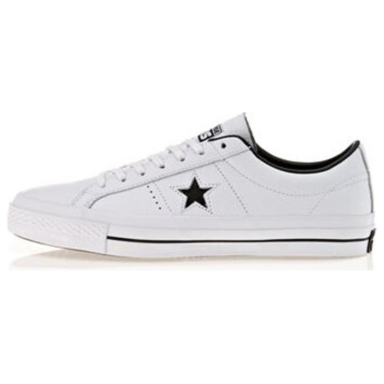 Converse Anti Slip Wear Resistant Low Top Skateboard Shoes Women's White
