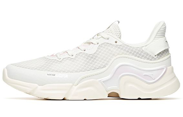 Anta Low-Top Running Shoes Women's White Silver