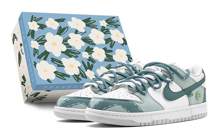 Nike Dunk Retro Nostalgic Film Memory Low-Top Skateboard Shoes Men's Gray Green
