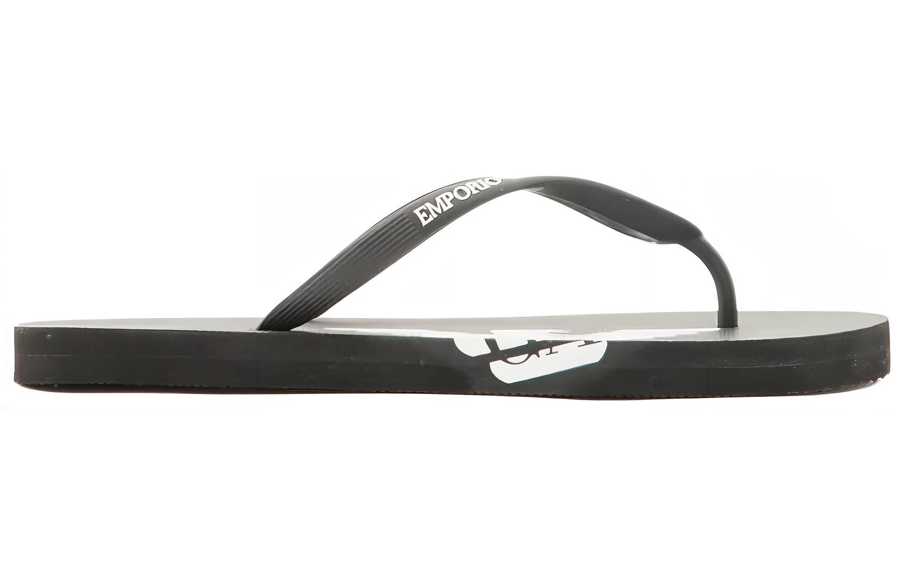 EMPORIO ARMANI Logo-strap Flip Flops