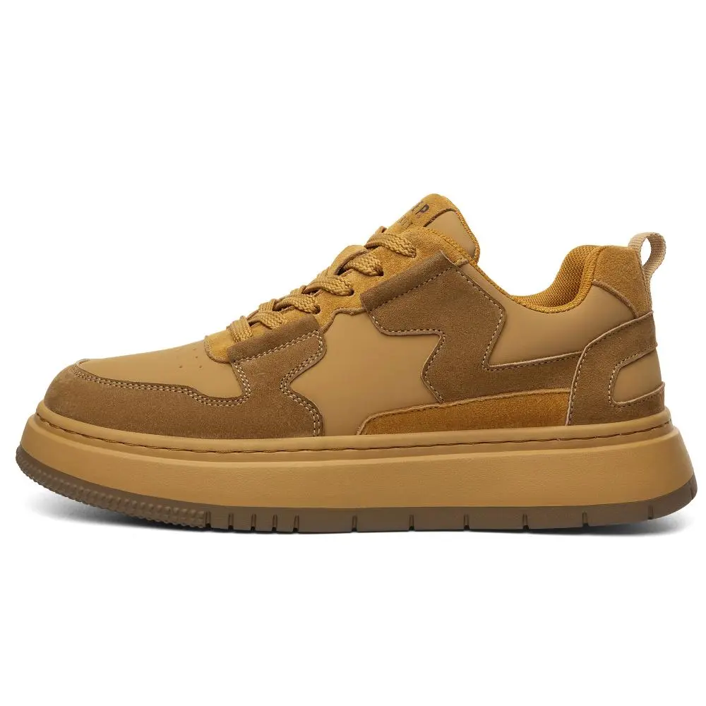 JEEP SPIRIT Low Top Skateboard Shoes Men's Sunrise Yellow