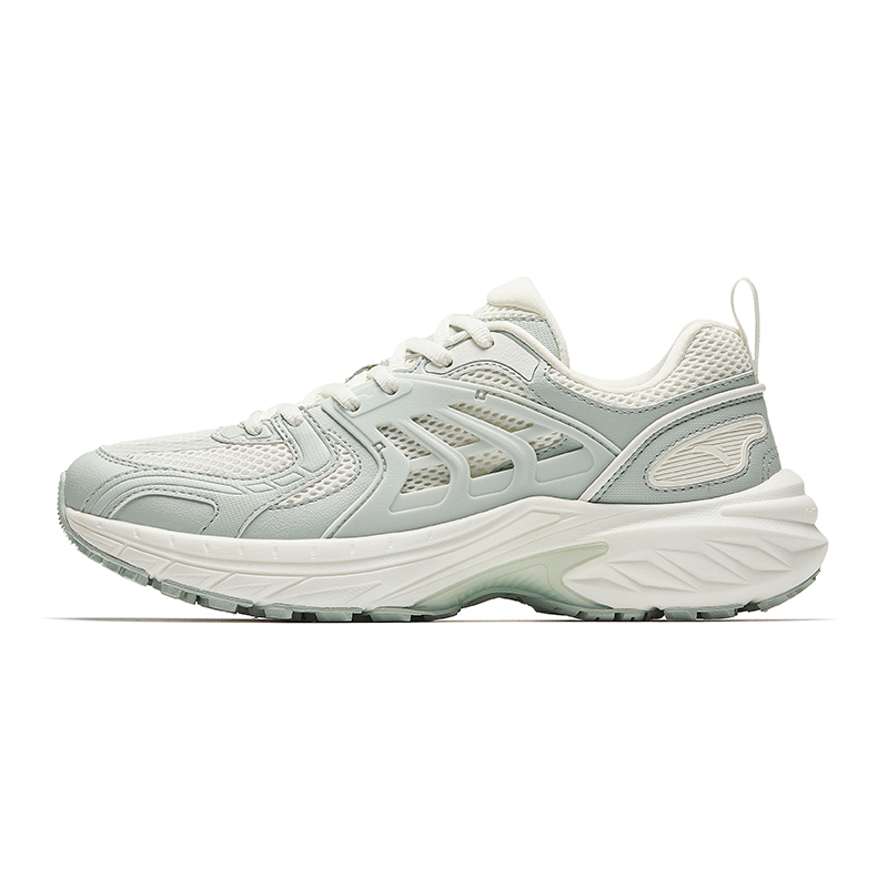Anta Lightweight Low-Top Casual Running Shoes Women's White Gray