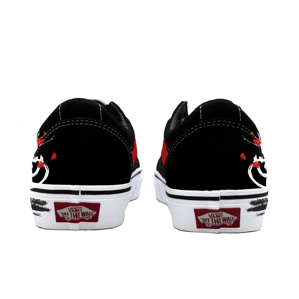 Vans Ward Low Top Skateboard Shoes Men's Red