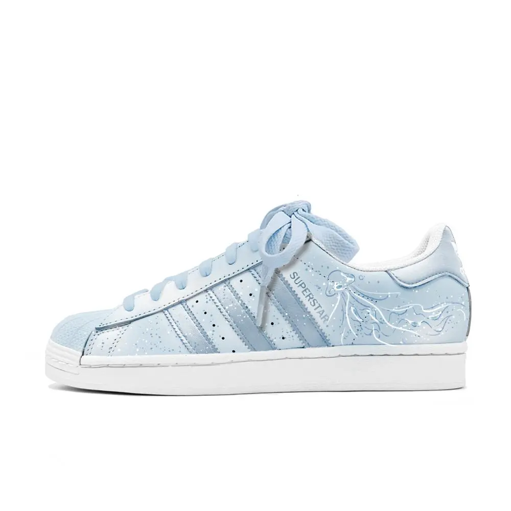 Adidas Originals SUPERSTAR Ocean Song Abrasion Resistant Low top Skateboard Shoes Unisex Blue