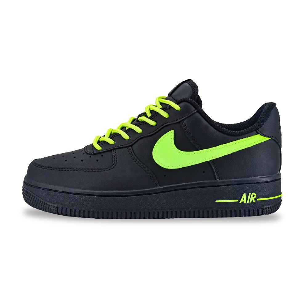 Nike Air Force 1 Coverage Low-Top Skateboard Shoes Women's Black Green